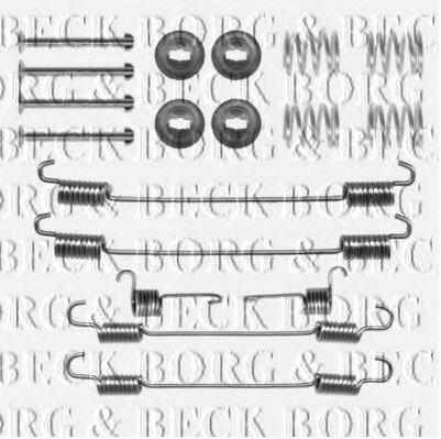 BBK6247 BORG & BECK Accessory Kit, disc brake pads
