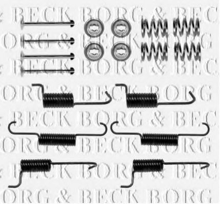 BBK6270 BORG+%26+BECK Accessory Kit, disc brake pads