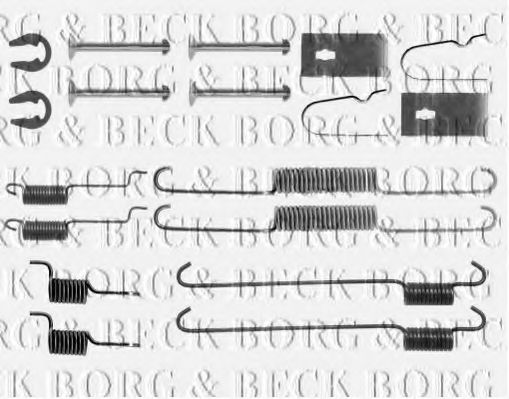 BBK6274 BORG+%26+BECK Accessory Kit, disc brake pads