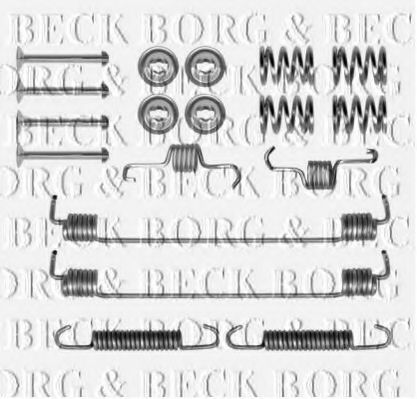 BBK6292 BORG+%26+BECK Accessory Kit, disc brake pads