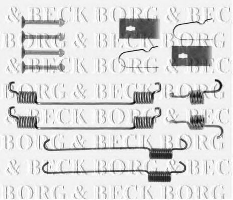 BBK6303 BORG+%26+BECK Brake System Accessory Kit, disc brake pads