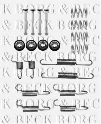 BBK6313 BORG+%26+BECK Accessory Kit, disc brake pads