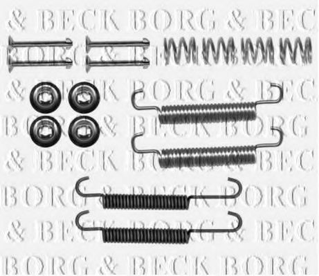 BBK6320 BORG+%26+BECK Accessory Kit, disc brake pads