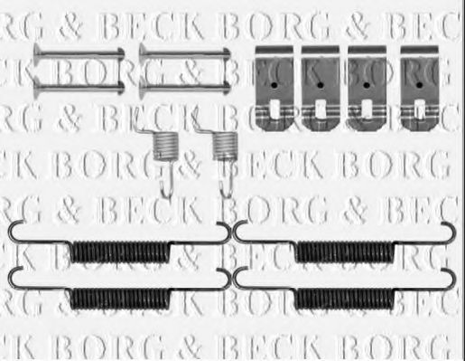 BBK6321 BORG+%26+BECK Brake System Accessory Kit, disc brake pads