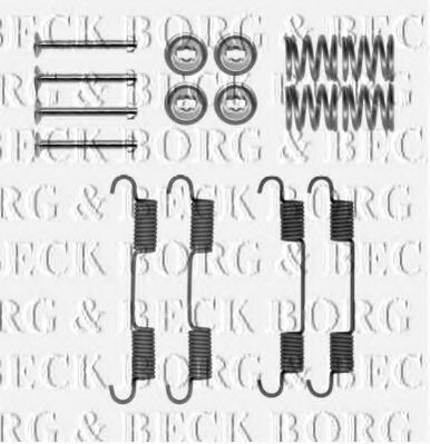 BBK6323 BORG+%26+BECK Accessory Kit, disc brake pads
