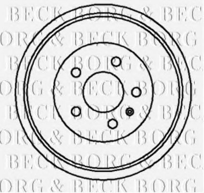 BBR7045 BORG+%26+BECK Bremstrommel