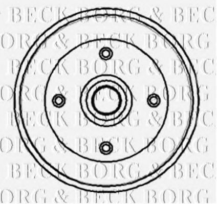 BBR7051 BORG+%26+BECK Bremstrommel