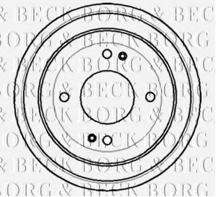 BBR7052 BORG+%26+BECK Bremsanlage Bremstrommel