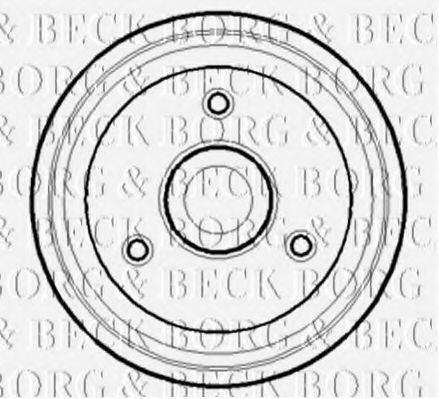 BBR7071 BORG+%26+BECK Bremstrommel