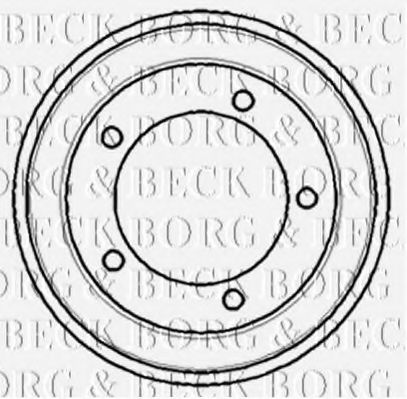 BBR7083 BORG+%26+BECK Brake Drum