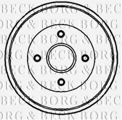 BBR7087 BORG+%26+BECK Brake System Brake Drum
