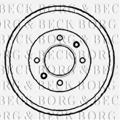BBR7088 BORG+%26+BECK Bremstrommel