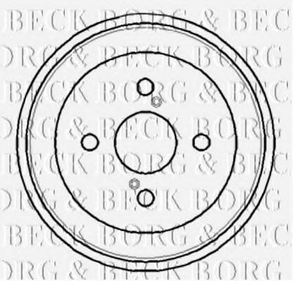 BBR7108 BORG+%26+BECK Brake Drum