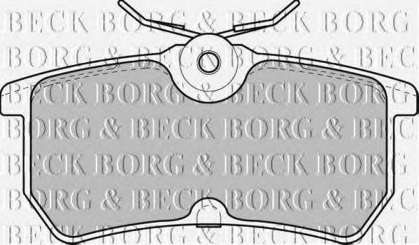 BBP1603 BORG+%26+BECK Brake Pad Set, disc brake