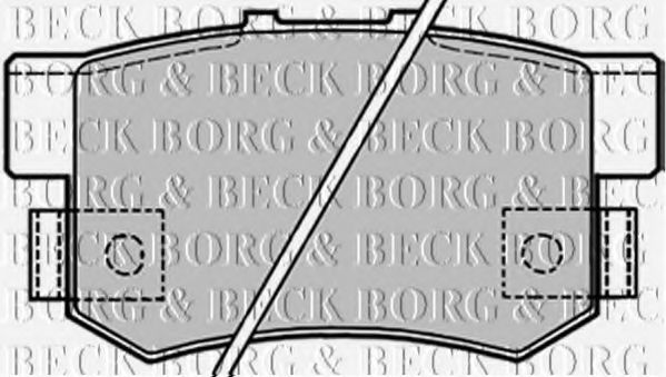 BBP1656 BORG+%26+BECK Brake Pad Set, disc brake