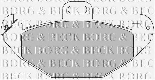 BBP1676 BORG+%26+BECK Brake Pad Set, disc brake
