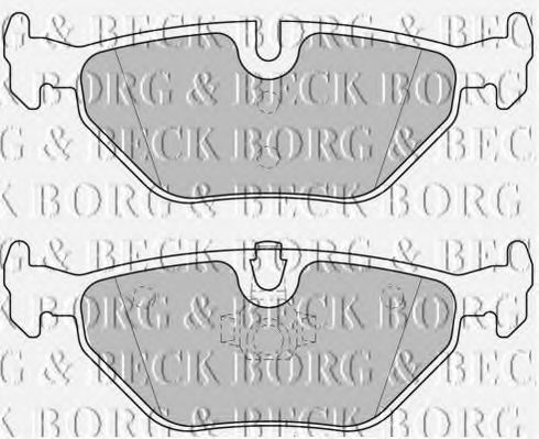 BBP1677 BORG+%26+BECK Brake Pad Set, disc brake