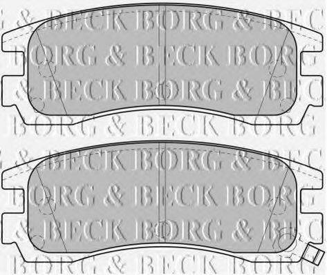 BBP1689 BORG+%26+BECK Brake Pad Set, disc brake