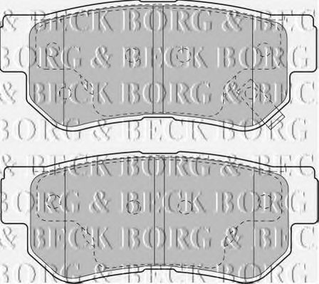 BBP1787 BORG+%26+BECK Brake System Brake Pad Set, disc brake