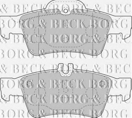BBP1798 BORG+%26+BECK Brake Pad Set, disc brake