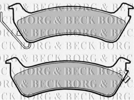 BBP1809 BORG+%26+BECK Brake Pad Set, disc brake