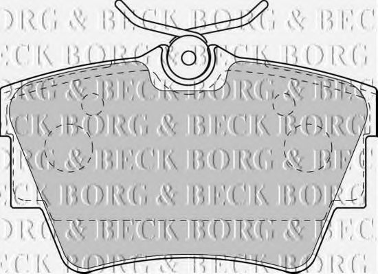 BBP1813 BORG+%26+BECK Brake System Brake Pad Set, disc brake