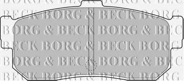 BBP1834 BORG+%26+BECK Brake Pad Set, disc brake
