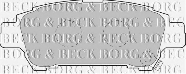 BBP1838 BORG+%26+BECK Brake Pad Set, disc brake