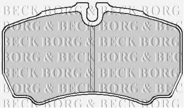 BBP1863 BORG+%26+BECK Brake Pad Set, disc brake