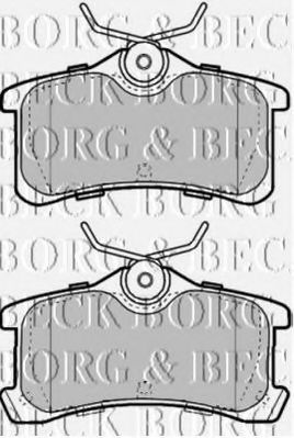 BBP1885 BORG & BECK Brake Pad Set, disc brake