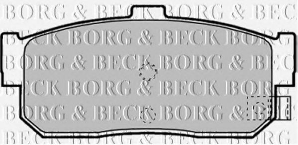BBP1895 BORG+%26+BECK Brake Pad Set, disc brake