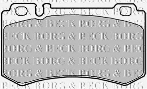 BBP1916 BORG+%26+BECK Bremsbelagsatz, Scheibenbremse