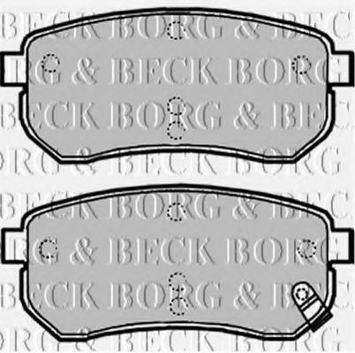 BBP1932 BORG+%26+BECK Brake System Brake Pad Set, disc brake