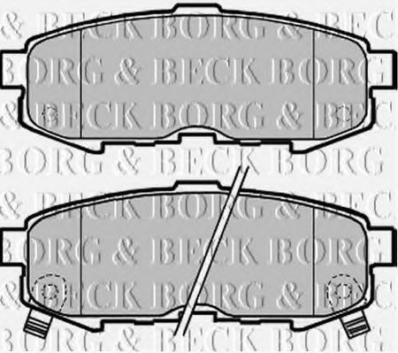 BBP1955 BORG+%26+BECK Brake System Brake Pad Set, disc brake