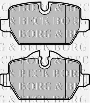 BBP1960 BORG+%26+BECK Brake System Brake Pad Set, disc brake