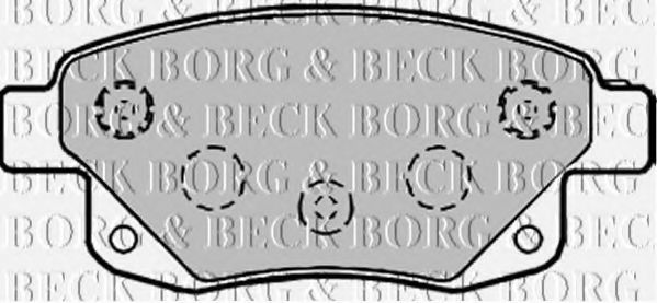 BBP1966 BORG+%26+BECK Brake Pad Set, disc brake