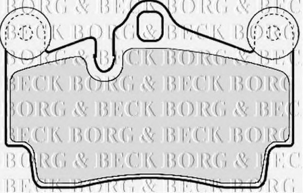 BBP1972 BORG+%26+BECK Brake Pad Set, disc brake