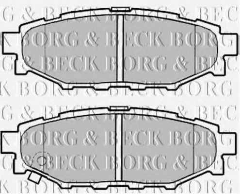 BBP2004 BORG+%26+BECK Brake Pad Set, disc brake