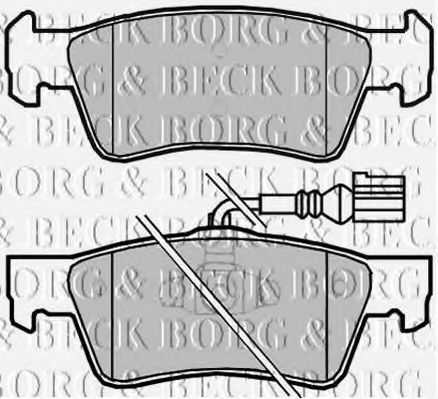 BBP2011 BORG+%26+BECK Brake Pad Set, disc brake