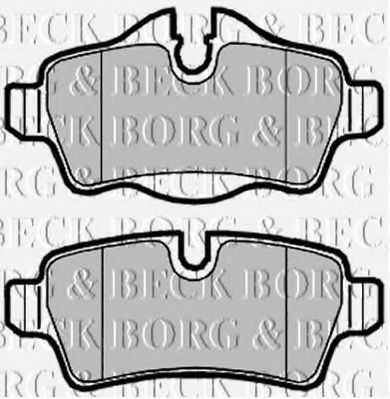 BBP2025 BORG+%26+BECK Brake Pad Set, disc brake