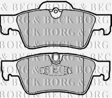 BBP2031 BORG+%26+BECK Brake Pad Set, disc brake