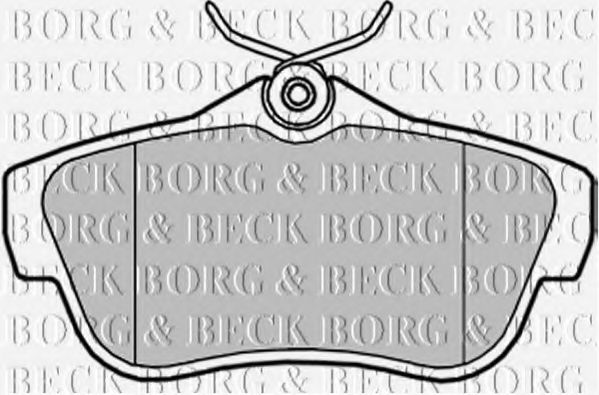 BBP2043 BORG+%26+BECK Brake Pad Set, disc brake