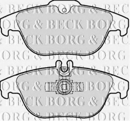 BBP2062 BORG+%26+BECK Brake Pad Set, disc brake