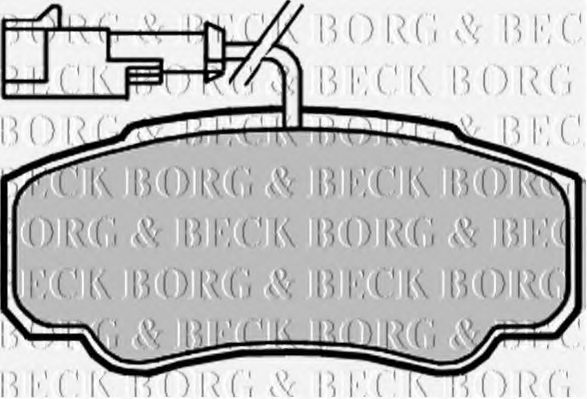 BBP2068 BORG+%26+BECK Brake Pad Set, disc brake