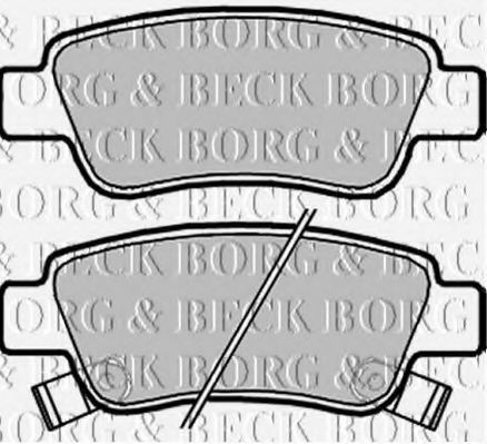 BBP2072 BORG+%26+BECK Brake Pad Set, disc brake