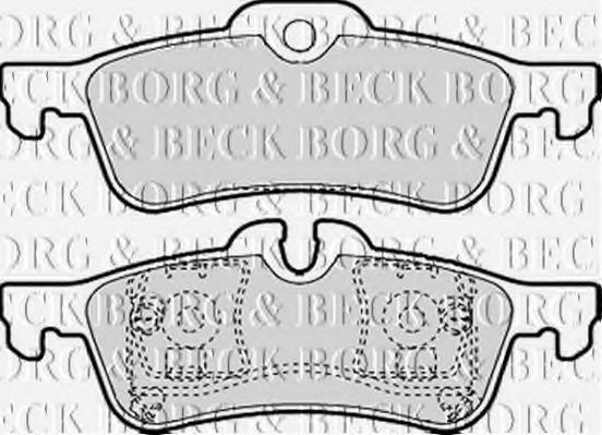 BBP2142 BORG+%26+BECK Brake Pad Set, disc brake