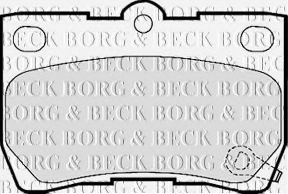BBP2157 BORG+%26+BECK Brake Pad Set, disc brake