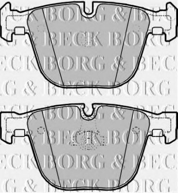 BBP2188 BORG+%26+BECK Brake Pad Set, disc brake