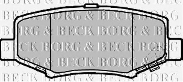 BBP2208 BORG+%26+BECK Brake Pad Set, disc brake