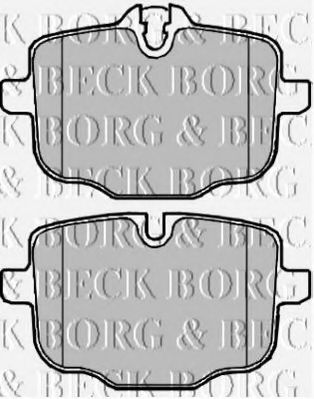 BBP2226 BORG+%26+BECK Brake Pad Set, disc brake